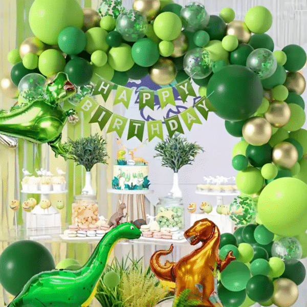 Dinozauru balonu komplekts