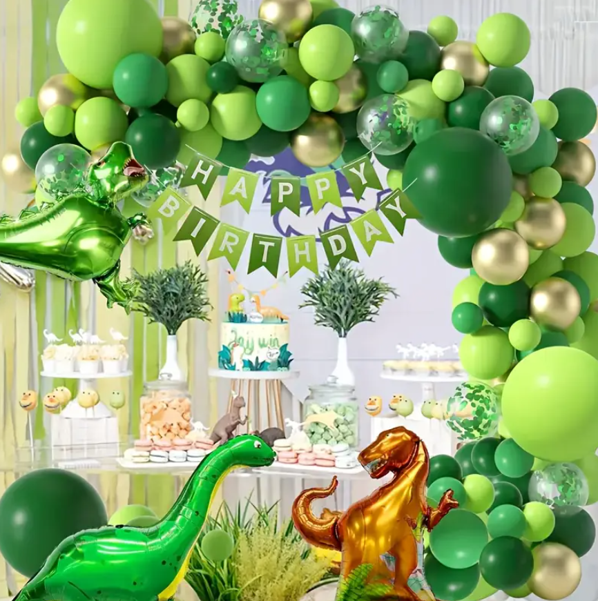 Dinozauru balonu komplekts