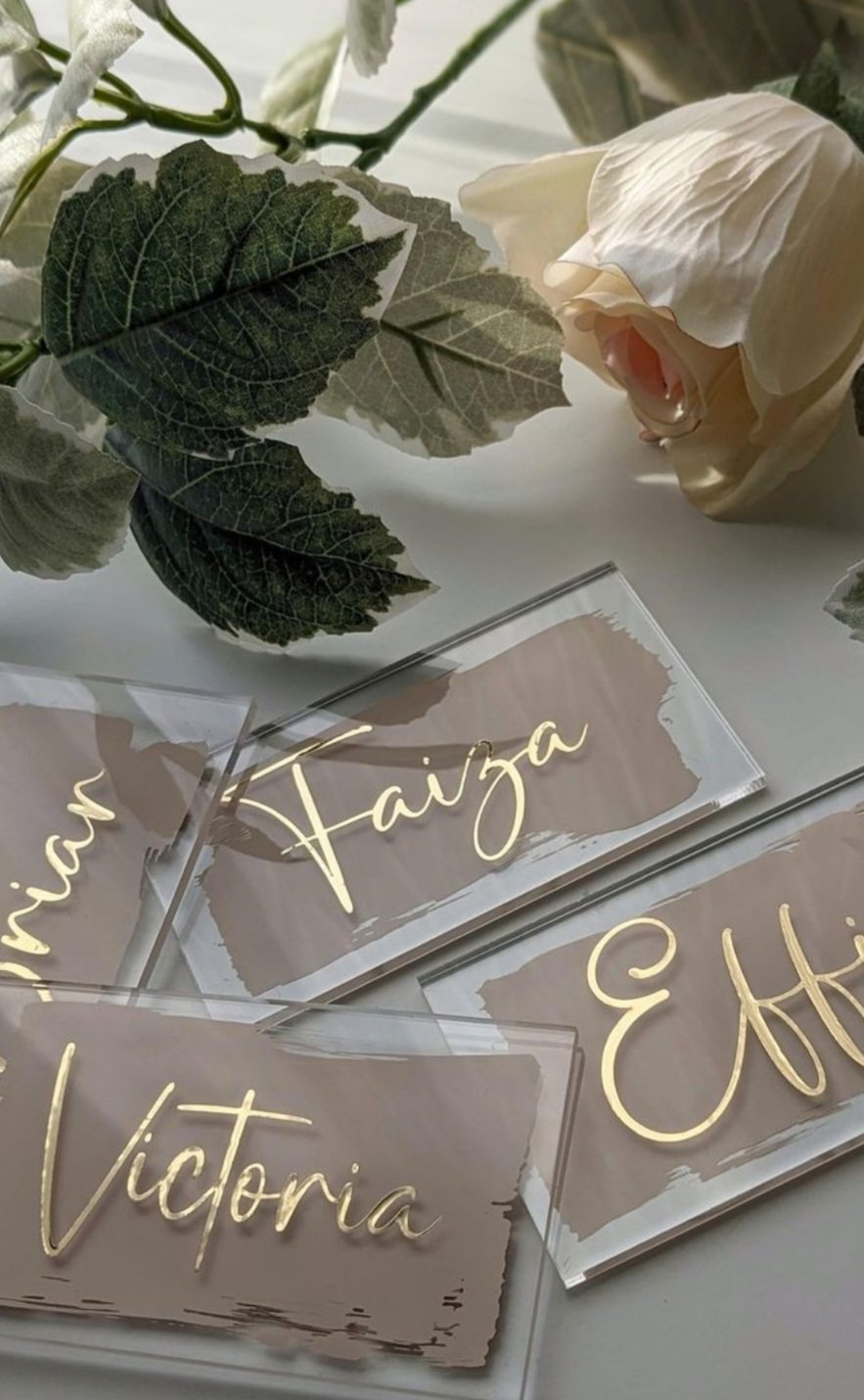 Organiskā stikla galda kartes